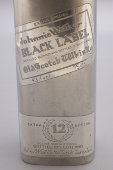 Металлическая бутылка из-под шотландского виски премиум класса «Johnnie Walker Black Label 12 YO»