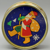Жестяная коробка от новогоднего подарка «Пионер со звездой», Дом Союзов СССР, 1950-60 гг.