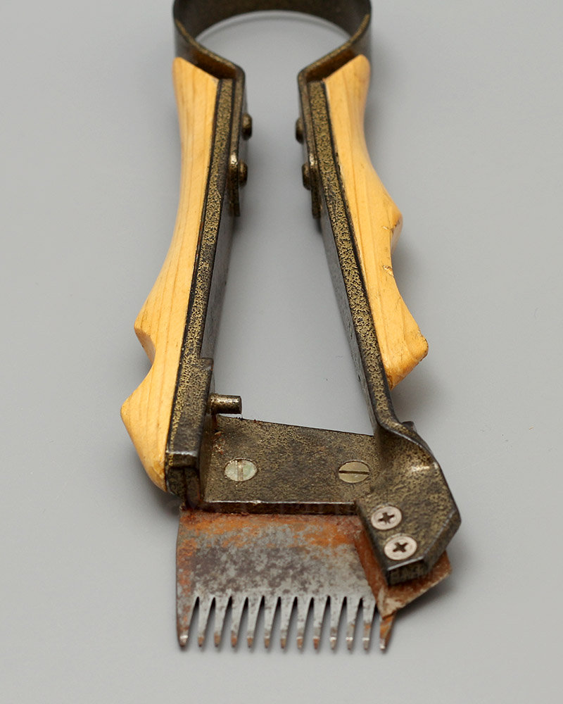 Винтажная ручная машинка для стрижки волос, СССР, 1950-60 годы, металл ...