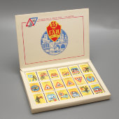 Коллекционный сувенирный спичечный набор, спички «55 лет ГАИ 1936–1991», г. Балабаново, 1989 г.