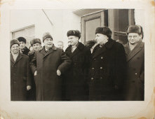 Фотография Генерального секретаря ЦК КПСС товарища Л. И. Брежнева с членами политбюро, 1970-е