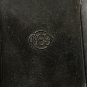 Правительственный дисковый телефонный аппарат ВЭФ с гербом СССР, карболит, 1930-40 гг.
