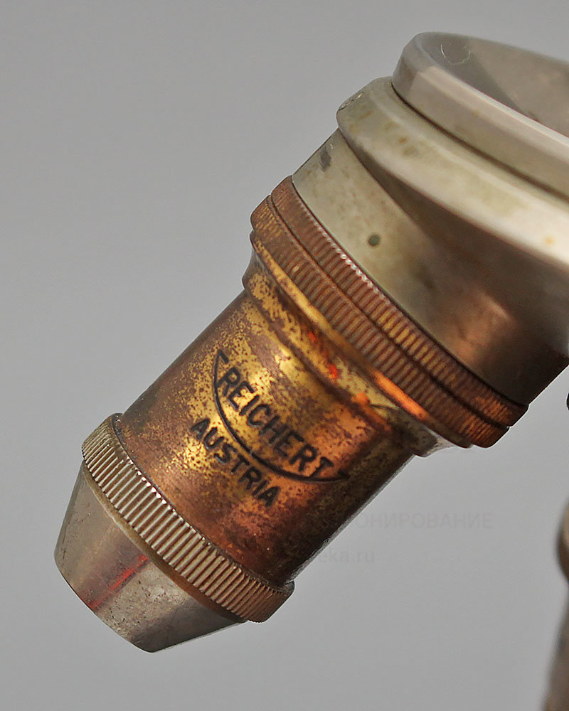 Купить старинный микроскоп «Рейхерт-а», Австрия, Вена, компания ...