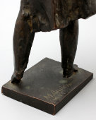 Советская агитационная скульптура «В. И. Ленин», скульптор Аникушин М., силумин, СССР, 1971 г.