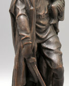 Скульптура «Воин-освободитель», СССР, 1970-е, силумин.  