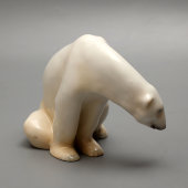 Антикварная статуэтка «Медведь полярный», ИФЗ, Николай II, 1894-1917 гг.