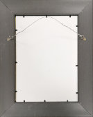 Старинное паспарту для фото «Морской пейзаж», цветная хромолитография по рис. Каразина Н. Н., багет, стекло, Россия, 19 в.