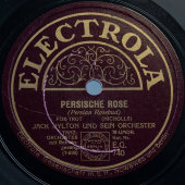 Фокстроты: Jack Hylton und sein orchester «Persische Rose» и The Sylvians «Im orient», Electrola, Германия, 1920-30 гг.