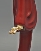 Статуэтка в стиле ар-деко «Клоун Паяччи», автор Ролан Пэрис, бронза, кость, мрамор, Европа, 1920-е
