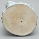 Статуэтка «Хозяйка медной горы с каменным цветком»,  скульптор Шушканова Л., Гжель, 1950-60 гг.