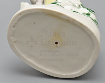 Статуэтка «Юный лыжник», скульптор Голембовская (Болзан) С. В., редкая роспись, Рижский фарфор, 1960-70 гг.