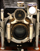 Фотоаппарат «Butcher&Sons Excelsior No. 4», объектив Bausch&Lomb Aldis Anastigmat