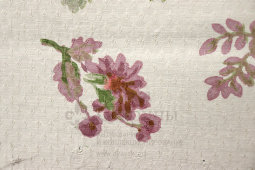 Образец, отрез старинной ткани «Буйное цветение», Трёхгорная мануфактура, г. Москва, 1-я четв. 20 в.