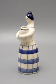 Cтатуэтка «Женщина с вазой», Гжель, скульптор Квитницкая Н., 1950-60 гг.