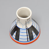 Маленькая вазочка «Матросы», 1960-80 гг., Коростеньский фарфоровый завод