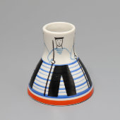 Маленькая вазочка «Матросы», 1960-80 гг., Коростеньский фарфоровый завод