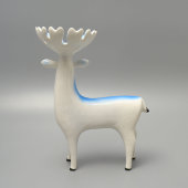 Авторская статуэтка, подставка для ювелирных украшений «Благородный олень», скульптор Солодков Л. С., ЗиК Конаково, 1970-е