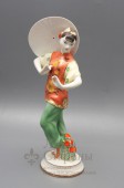 Фарфоровая статуэтка СССР «Китаянка с зонтом», скульптор О. А. Артамонова, ДФЗ Вербилки