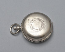 Маленький старинный карманный компас на цепочку, шатлен, с откидной крышкой, Россия, нач. 20 в.