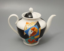 Авторский заварочный чайник «Русский авангард», автор Киселев А. А., Санкт-Петербург, 2007 г.