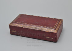 Старинные ножницы для винограда в футляре, металл, никелирование, Robert Degeresme, Франция, 19 в.