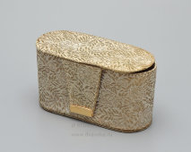 Небольшой старинный театральный бинокль в чехле с парчовой отделкой, Европа, нач. 20 в.