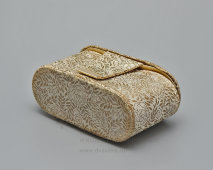 Небольшой старинный театральный бинокль в чехле с парчовой отделкой, Европа, нач. 20 в.