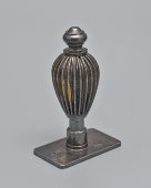 Старинная личная печать в строгом классическом стиле, белый металл, Европа, кон. 19, нач. 20 вв.