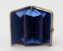 Миниатюрный кошелек, серебро 84 пр., Россия, 19 в.