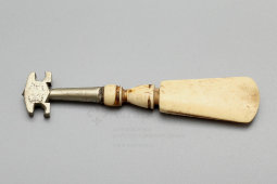 Старинный стеклорез с ручкой из кости, клеймо А. Бабушкинъ, Россия, до 1917 г.