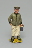 Старинная фигурка, игрушка «Торговец», папье-маше, Европа, 1920-30 гг.