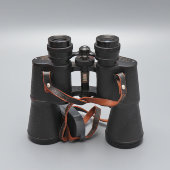 Старинный панорамный бинокль Biemann Handy-Look Adlersicht в кожаном футляре, Panorama glas 10х50, Швейцария, 2-я пол. 20 в.