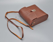 Старинный панорамный бинокль Biemann Handy-Look Adlersicht в кожаном футляре, Panorama glas 10х50, Швейцария, 2-я пол. 20 в.