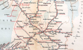 Старинная карта Лифляндской губернии (Латвия, Рига, Эстония), картографич. зав. П. Ф. Петш, Санкт-Петербур, к. 19, н. 20 вв.