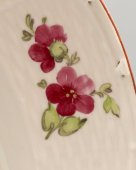 Большое блюдо «Букет садовых цветов», Императорский фарфоровый завод, Екатерина II, фарфор, живопись