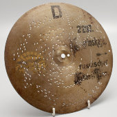 Металлический диск № 2297 с песней «Украинская» для полифона, размер D, Германия, кон. 19 в.