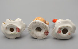 Комплект статуэток «Русский перепляс», скульптор Бржезицкая А. Д., фарфор, Дулево, 1969 г.