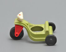Детская игрушка «Мотороллер» из серии «Город пробок», колкий пластик, СССР, 1980-е