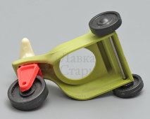 Детская игрушка «Мотороллер» из серии «Город пробок», колкий пластик, СССР, 1980-е