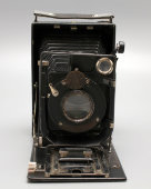 Первый советский фотоаппарат «Фотокор № 1», объектив Ортагоз, ГОМЗ