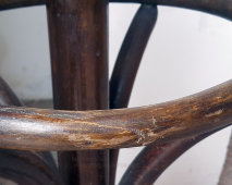 Старинная напольная вешалка, братья Тонет, гнутая древесина