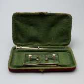 Старинный прибор для забора крови на анализ «Reichert» в оригинальном футляре, Австрия, начало 20 века