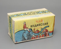 Чай индийский черный байховый со слоном, 1 сорт, не распечатан, СССР 