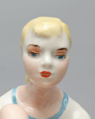 Статуэтка «Перед игрой», скульптор О. Рапай, Киевский ЭКХЗ, 1950-62 гг.