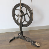 ​Старинная стоматологическая бормашина с педальным приводом, чугун, сталь​, Европа, кон. 19 в.