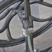 ​Старинная стоматологическая бормашина с педальным приводом, чугун, сталь​, Европа, кон. 19 в.