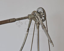 ​Старинная стоматологическая бормашина с педальным приводом, чугун, сталь​, Европа, кон. 19 в.