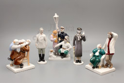 Статуэтка «Хирургия» (Стоматология), скульптор Воробьев Б. Я., ЛФЗ, 1950-60 гг.