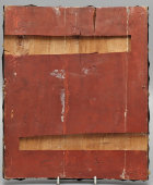 Старинная деревянная икона Божией Матери «Знамение» в латунном окладе, Россия, сер. 18 в.