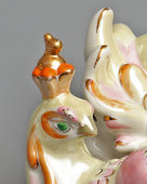Настенная декоративная лампа «Сказочная птица» («Жар-птица»), скульптор Кожин П. М., фарфор, Дулево, 1956 г.